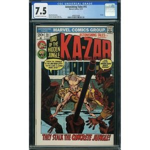 ASTONISHING TALES #15, CGC 7.5 VF